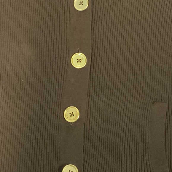 Charter Club Brown Cardigan Sweater - Picture 8 of 10